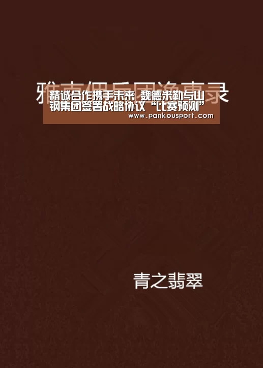 精诚合作携手未来 魏德米勒与山钢集团签署战略协议“比赛预测”(图4) 球队分析